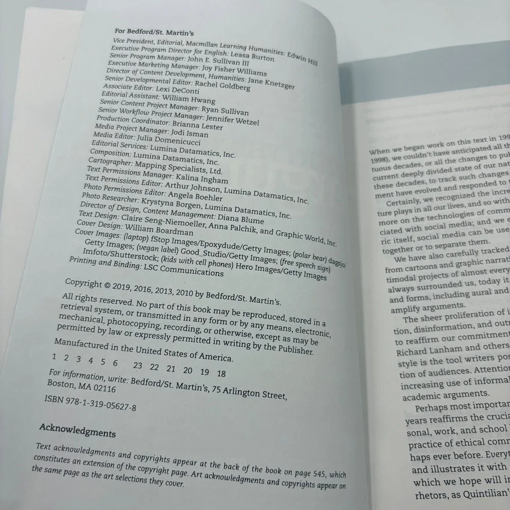 Everythings An Argument 8th‎ Edition Andrea Lunsford John Ruszkiewicz